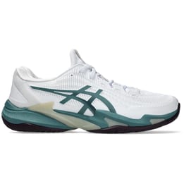 Asics Court FF 3 (HC) White/Foggy Teal Men's Tennis Shoe