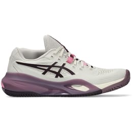 Asics Gel-Resolution X (CC) Soft Oat/Dark Aubergine Women's Tennis Shoe