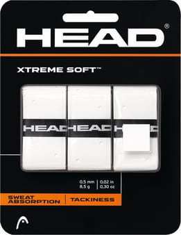 Head Xtreme Soft Overgrip 3 Pack White