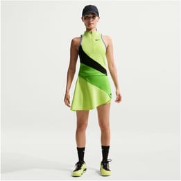 Nike Court Dri Fit Slam Oz Lemon Twist / Black / Mean Green Women's Tank