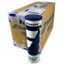 Babolat Gold Box of Balls (18 x 4 Ball Cans)