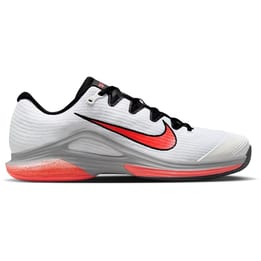 Nike Vapor 12 White/Hot Lava/Wolf Grey (HC) Men's Tennis Shoes