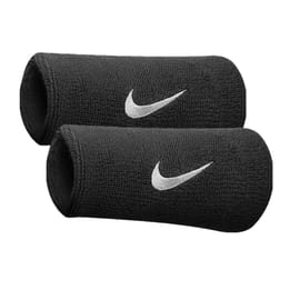 Nike Swoosh Double Wide Wristband Black