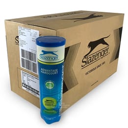 Slazenger Advantage Hardcourt PET Box of Balls (18 x 4 Ball Cans)