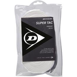 Dunlop Super Tac Overgrip White 30 Pack