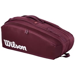 Wilson Defyer Red 9 Racquet Tennis Bag 2026