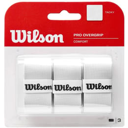 Wilson Pro Overgrip White 3 Pack
