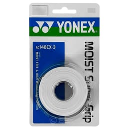 Yonex Super Grap Moist 3 Pack White