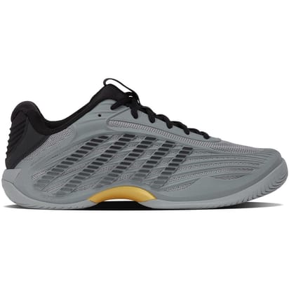 K-Swiss Hypercourt Express 3 AC Ult Gray/Moonless/Gold Men's Tennis Shoes