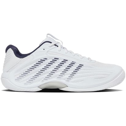 K-Swiss Hypercourt Express 3 (AC) Wide White/Silver Men's Tennis Shoes