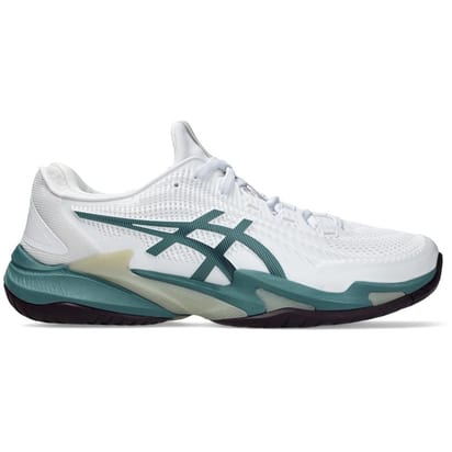 Asics Court FF 3 (HC) White/Foggy Teal Men's Tennis Shoe