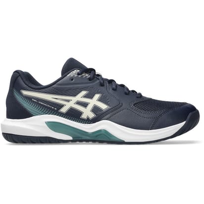 Asics Gel-Dedicate 9 HC Wide 2E Midnight/Oatmeal Men's Tennis Shoes