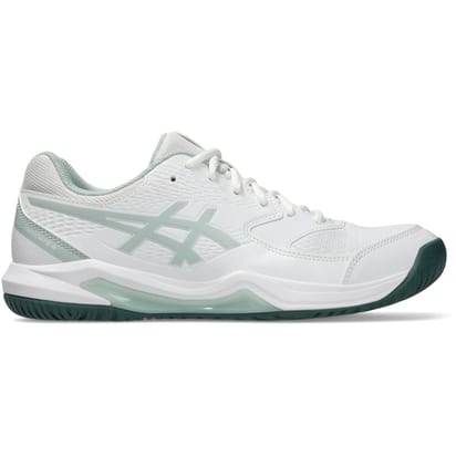 Asics Gel-Dedicate 8 (HC) White/Cold Moss Men's Tennis Shoes