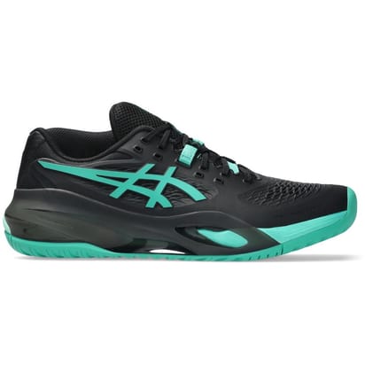 Asics Gel-Resolution X (HC) Black/Aurora Green Men's Tennis Shoes