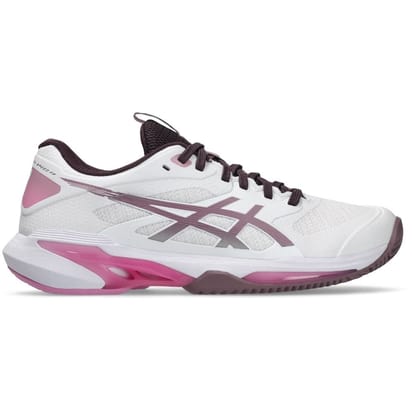 Asics Solution Speed FF 4 (CC) White/Dusty Mauve Women's Tennis Shoe