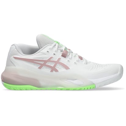 Asics Gel-Resolution X (HC) Wide (D Fit) White/Morganite Women's Tennis Shoe