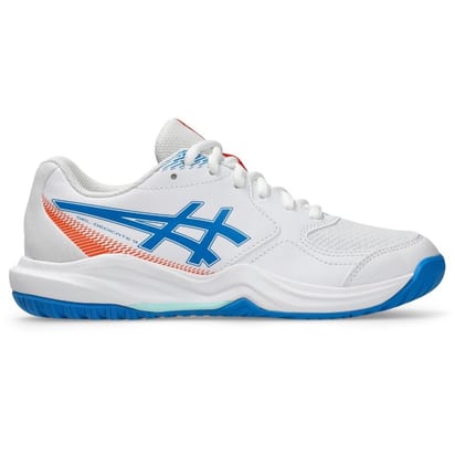 Asics Gel-Dedicate 9 GS (HC) White/Directoire Blue Junior Tennis Shoe