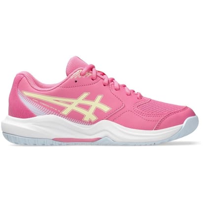 Asics Gel-Dedicate 9 GS (HC) Dragon Fruit/Soft Yellow Junior Tennis Shoe