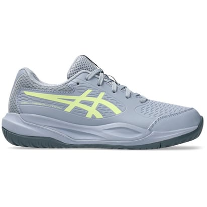 Asics Gel-Resolution X GS (AC) Grey Blue/Pistachio Junior Tennis Shoes