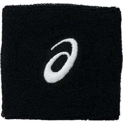 Asics Performance Black Wristband Pair