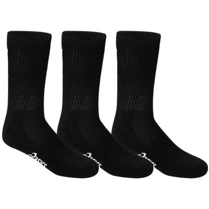 ASICS Pace Crew 3 Pack Black 8-11