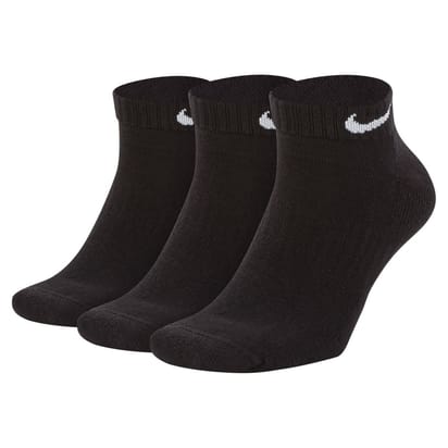 Nike Everyday Cushioned Low Black 3 Pack Socks