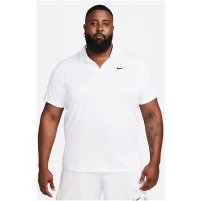 Nike Court Dri-FIT White/Black Men's Polo