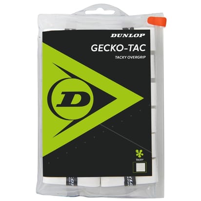 Dunlop Gecko-tac Overgrip White 12 Pack