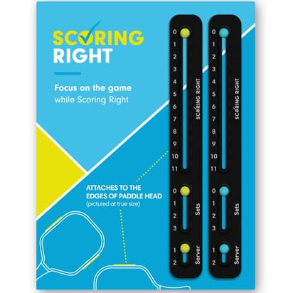 Scoring Right - Score Keeper Pickleball Black