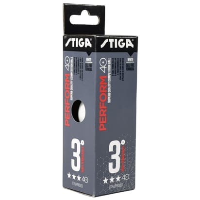 Stiga Perform 40+ Competition Balls (White) 3 Pack