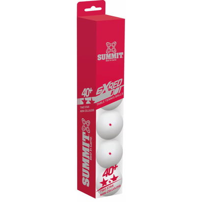 Summit 2 Star White Red Dot Balls (6 Pack)