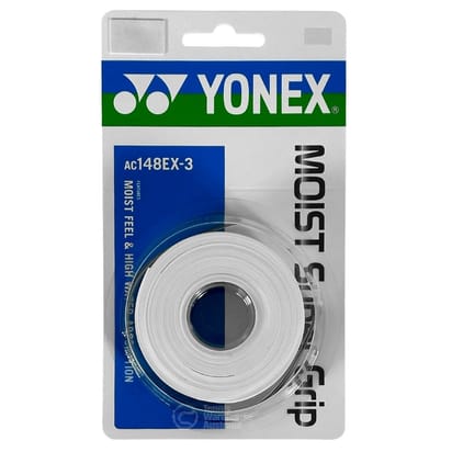 Yonex Super Grap Moist 3 Pack White
