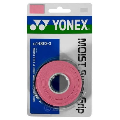 Yonex Super Grap Moist 3 Pack Pink