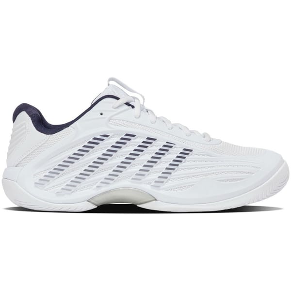 K-Swiss Hypercourt Express 3 (AC) Wide White/Silver Men's Tennis Shoes