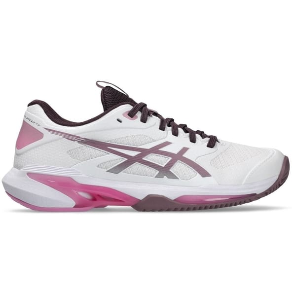 Asics Solution Speed FF 4 (CC) White/Dusty Mauve Women's Tennis Shoe