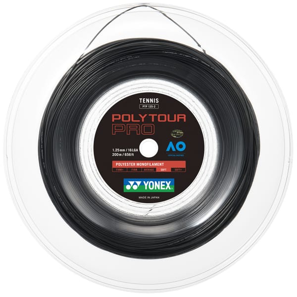 Yonex Poly Tour Pro 1.25 200m Graphite Reel