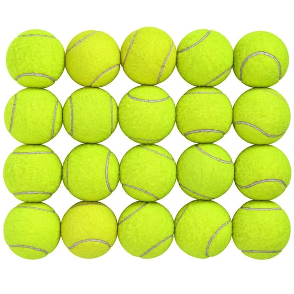 20 used tennis balls