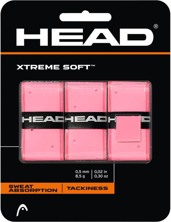 Head Xtreme Soft Overgrip 3 Pack Pink