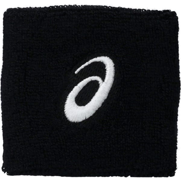 Asics Performance Black Wristband Pair
