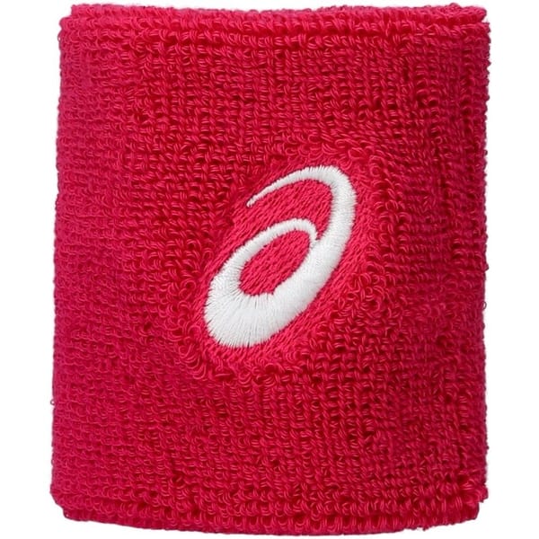 Asics Performance Bright Rose Wristband Pair