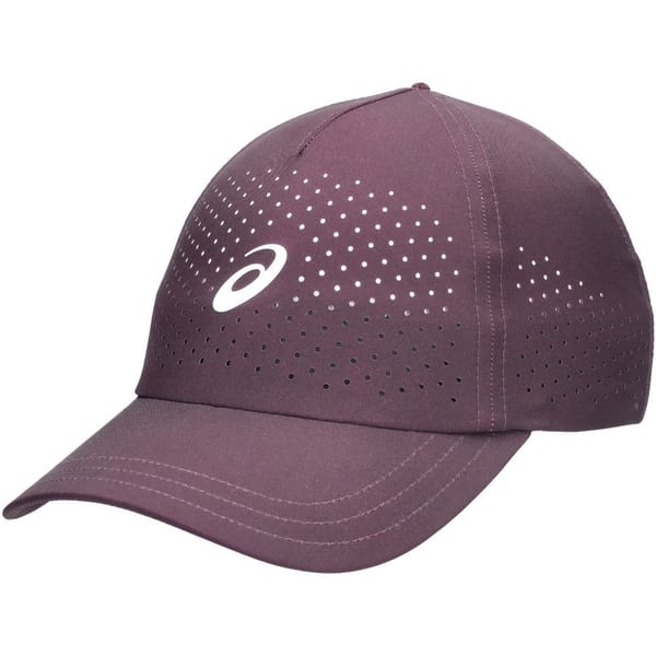 Asics Performance Dark Aubergine Tennis Cap - Small