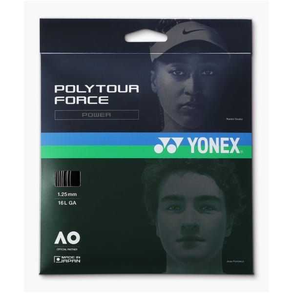 Yonex Poly Tour Force 1.25 Black Set
