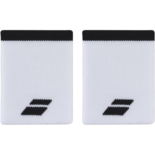 Babolat White/Black Jumbo Tennis Wristband