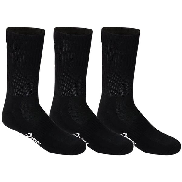 ASICS Pace Crew 3 Pack Black 12+