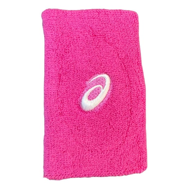 Asics Sakura Pink Wristband Pair Long (2 Pack)