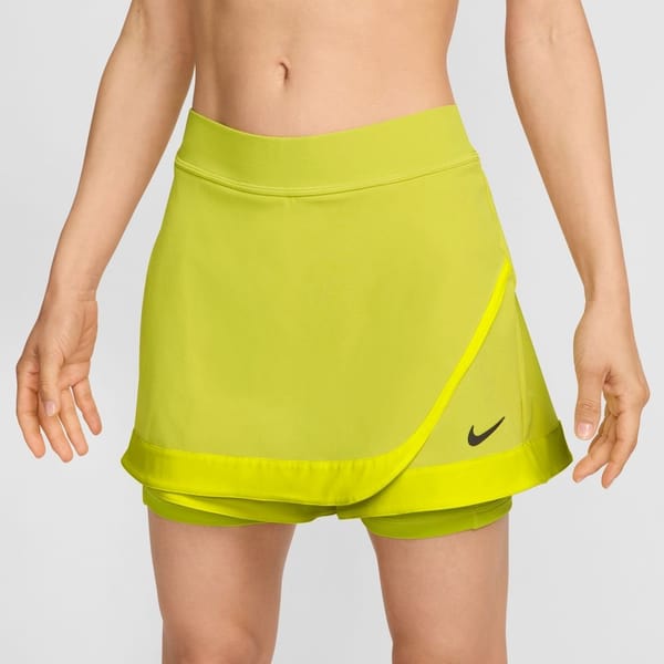 Nike Court Dri-Fit Melbourne High Voltage/Green Women's Tennis Skort