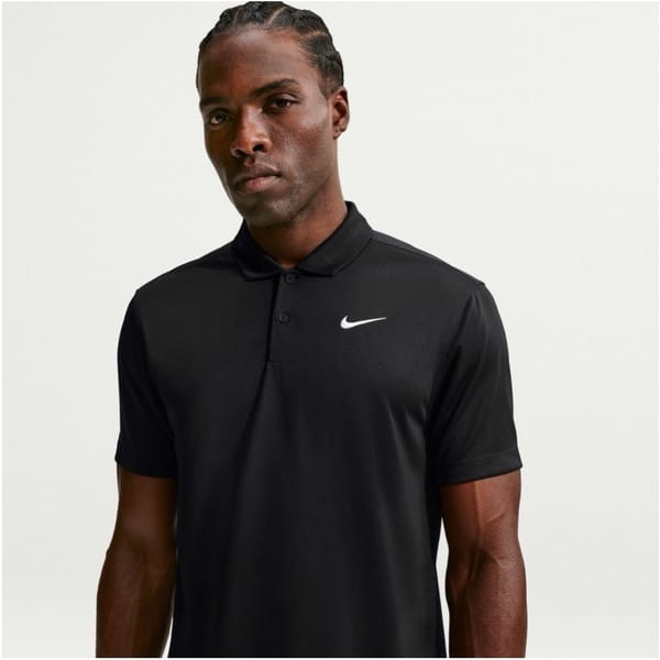 Nike Court Dri-FIT Black/White Men's Polo