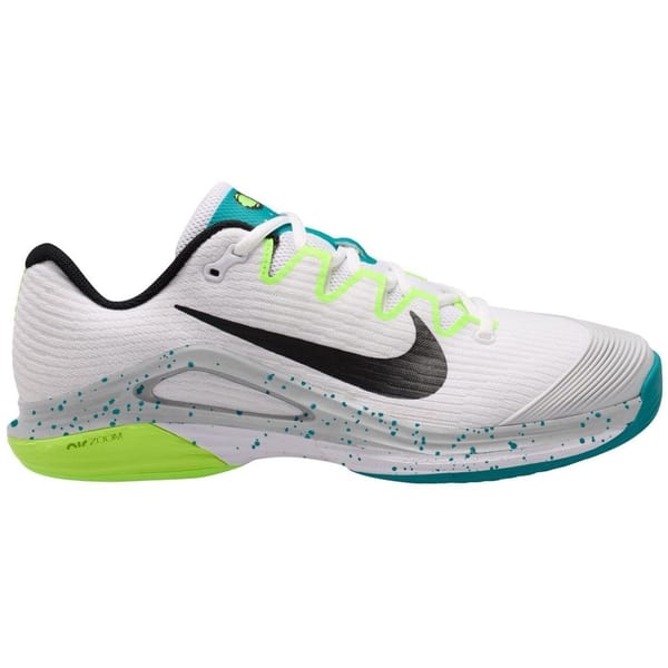 Nike Vapor 12 Hard Court White/Black/Volt /Energy Men's Tennis Shoe
