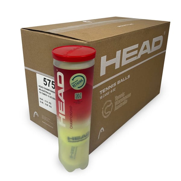 Head Championship Box of Balls (18 x 4 Ball Cans)