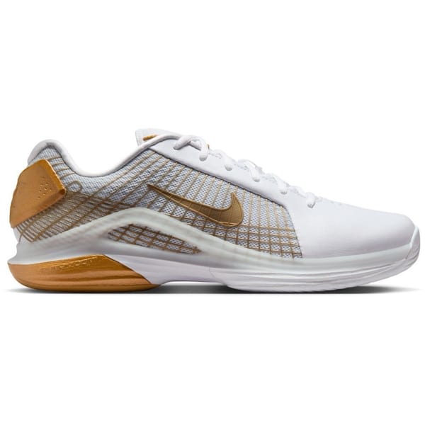 Nike Vapor 12 Hypersmash White/Metallic Gold/Pure Platinum (HC) Men's Tennis Shoes